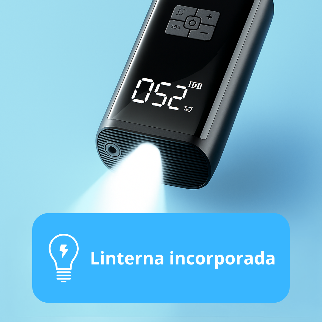 Compresor portátil para inflar ruedas en cualquier momento